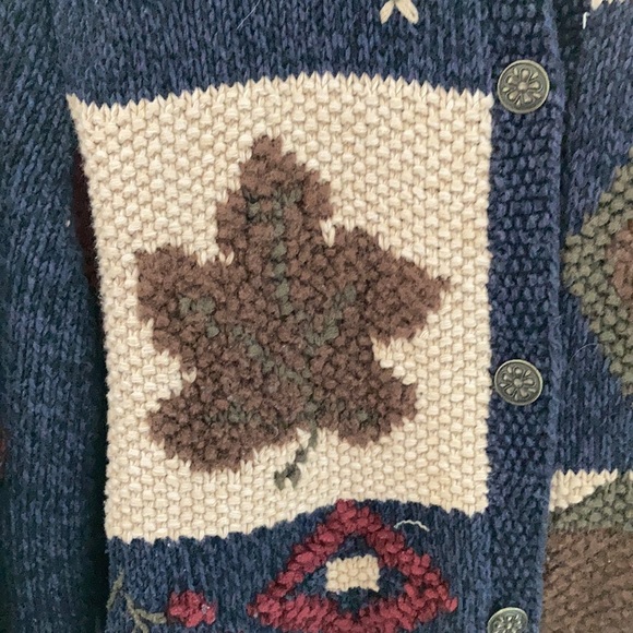 Fall Embroidered Cardigan - Picture 2 of 12
